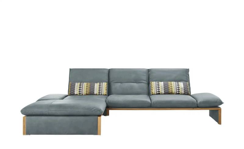 KOINOR Leder-Ecksofa  Humfrey ¦ blau ¦ Maße (cm): B: 314 H: 93 T: 159 Polstermöbel > Sofas > Ecksofas - Höffner