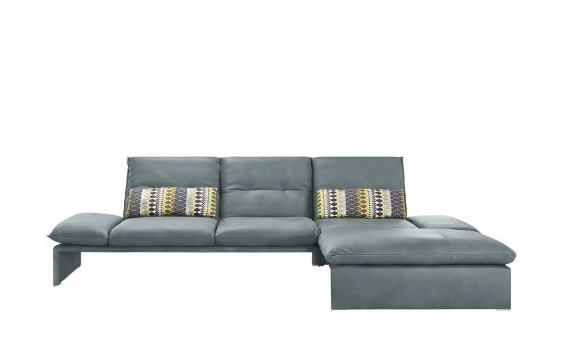 KOINOR Leder-Ecksofa  Humfrey ¦ blau ¦ Maße (cm): B: 314 H: 93 T: 159 Polstermöbel > Sofas > Ecksofas - Höffner