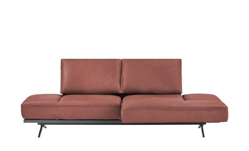 KOINOR Liegensofa  Phoenix ¦ rot ¦ Maße (cm): B: 240 H: 87 T: 132.0 Polstermöbel > Sofas > Einzelsofas - Höffner