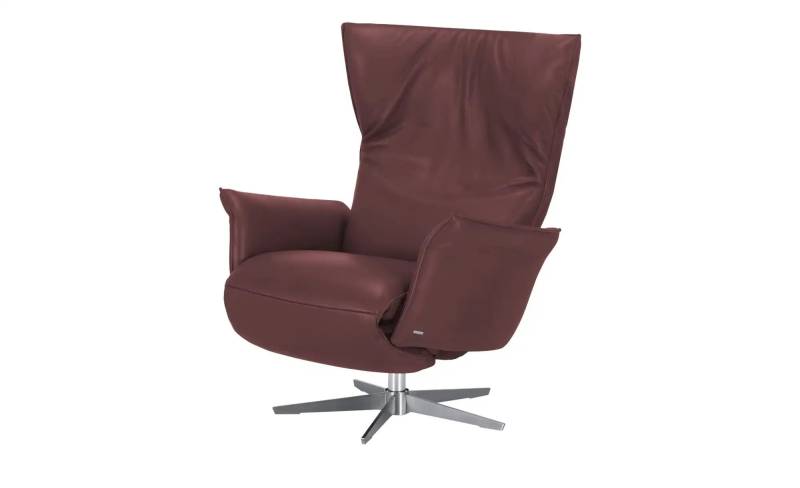 KOINOR Relaxsessel  Swan ¦ rot ¦ Maße (cm): B: 90 H: 113 T: 92.0 Polstermöbel > Sessel > Ledersessel - Möbel Kraft