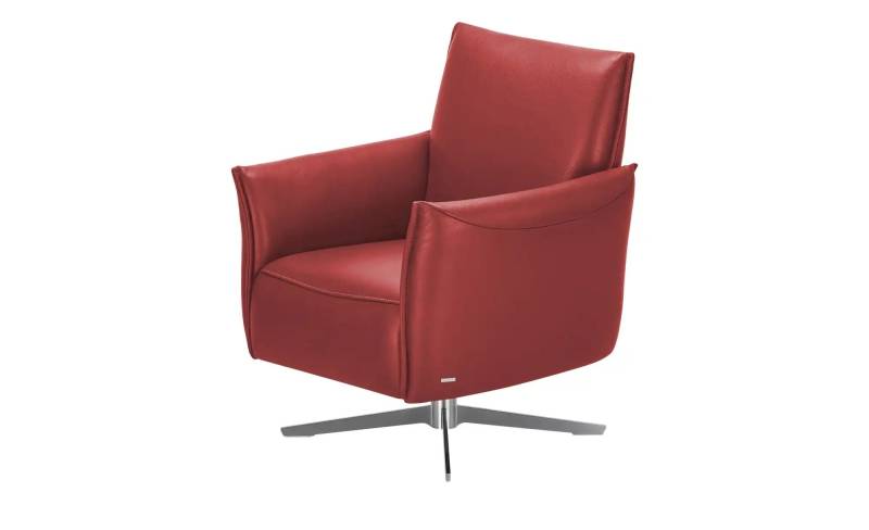 KOINOR Sessel Echtleder Vineto ¦ rot ¦ Maße (cm): B: 78 H: 87 T: 79.0 Polstermöbel > Sessel > Drehsessel - Möbel Kraft