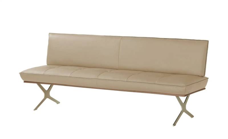 KOINOR Sitzbank  Leder Dining System 1 ¦ beige ¦ Maße (cm): B: 174 H: 88 T: 66.0 Bänke > Einzelbänke - Möbel Kraft
