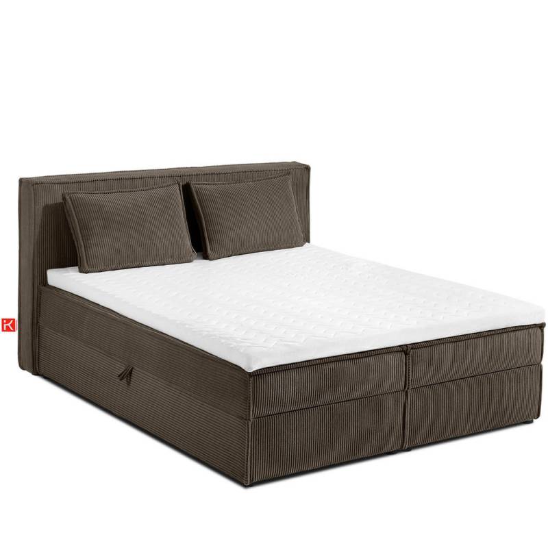 KONSIMO® BOXSPRINGBETT Braun