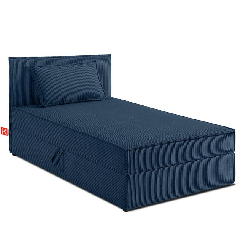 KONSIMO® BOXSPRINGBETT Dunkelblau