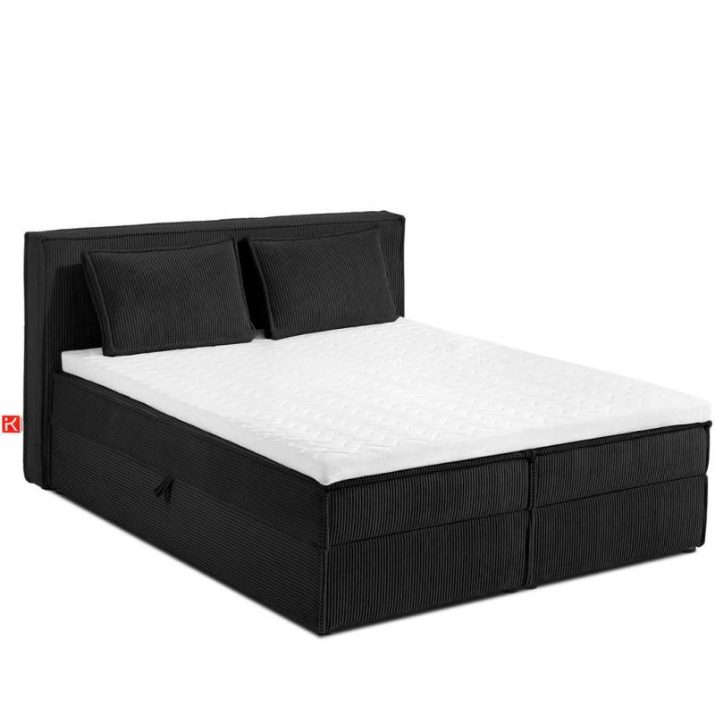 KONSIMO® BOXSPRINGBETT Schwarz