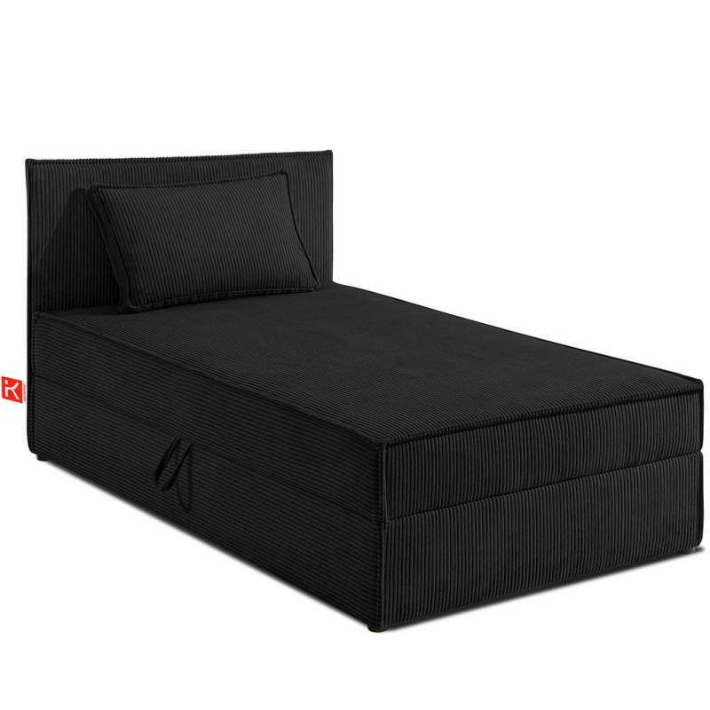 KONSIMO® BOXSPRINGBETT Schwarz