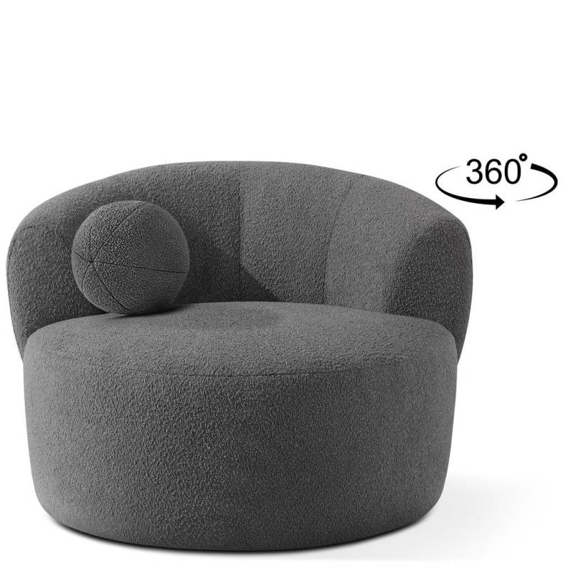 KONSIMO® DREHSESSEL Dunkelgrau