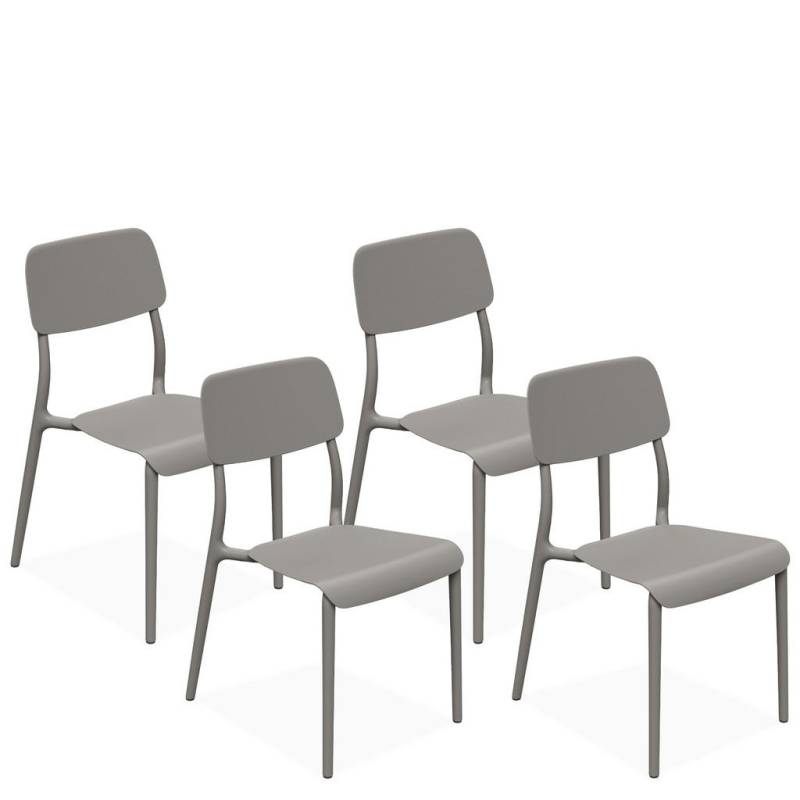 KONSIMO® GARTENSTUHL Graubraun