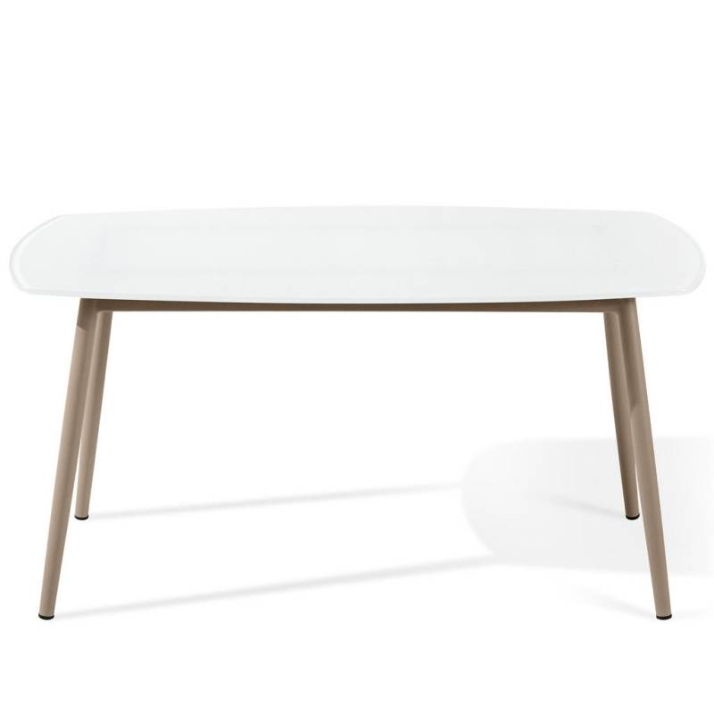 KONSIMO® GARTENTISCH Weiß