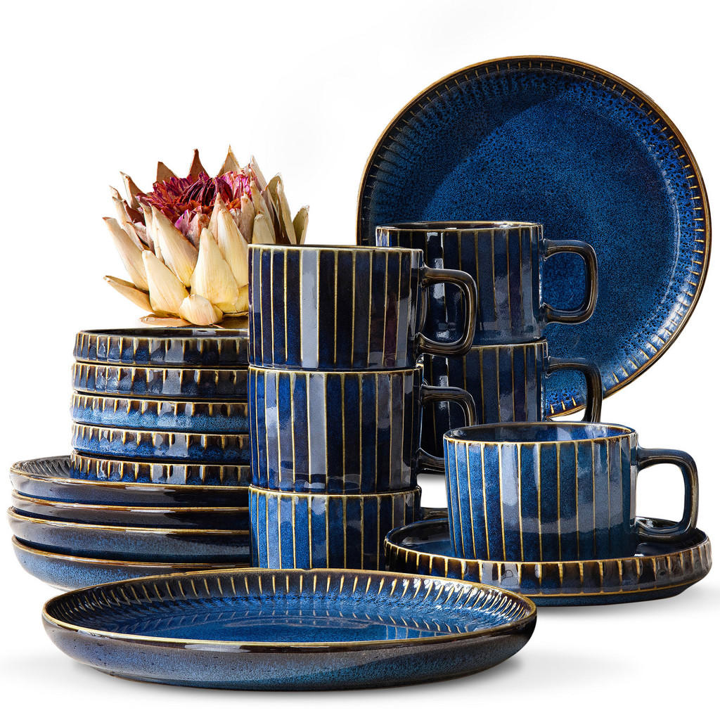 KONSIMO® KAFFEESERVICE Dunkelblau