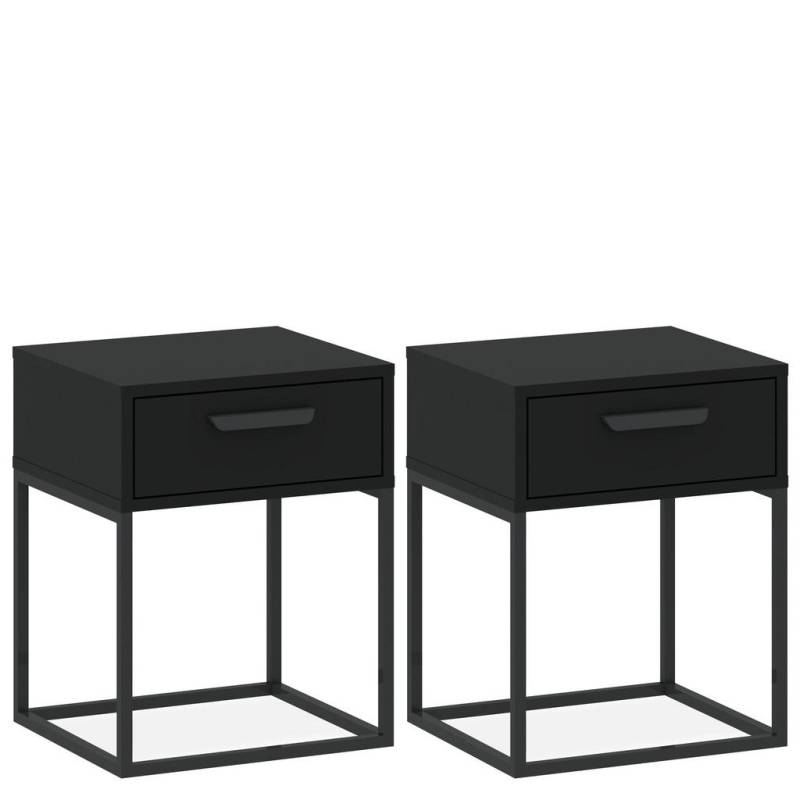 KONSIMO® NACHTTISCH Schwarz