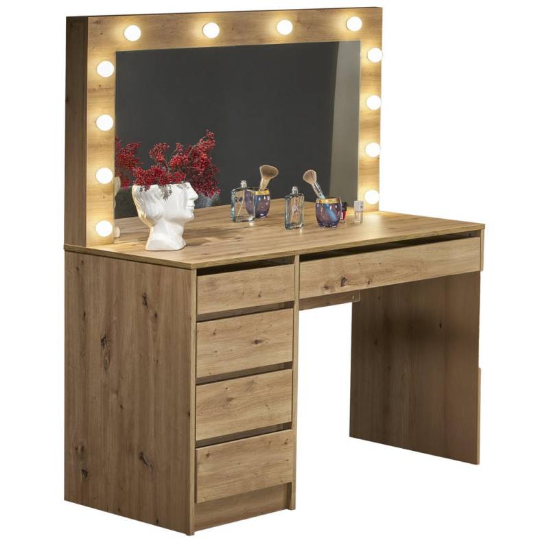 KONSIMO® SCHMINKTISCH Eiche