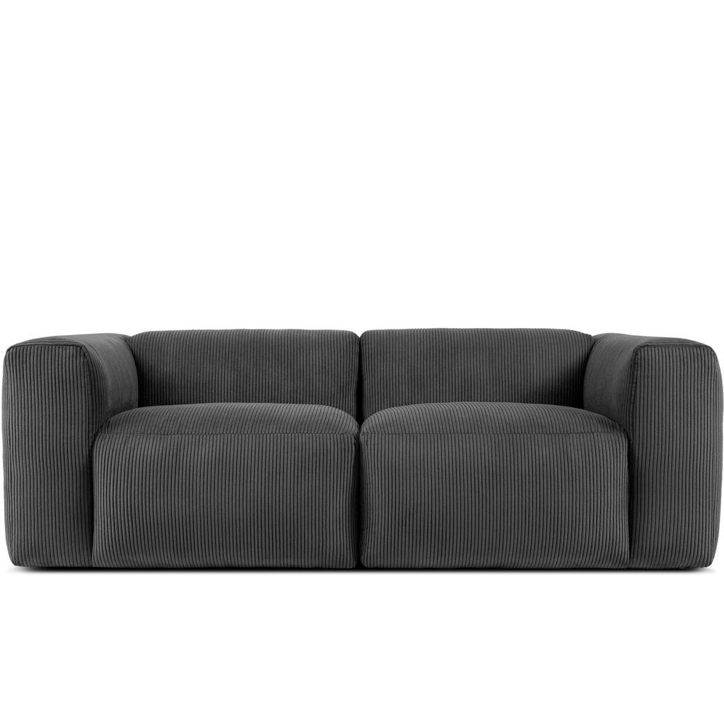 KONSIMO® 2-SITZER-MODULSOFA Grau KONSIMO® 2-SITZER-MODULSOFA Grau