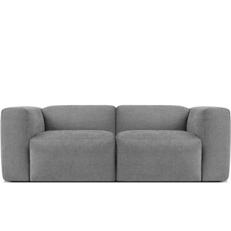 KONSIMO® 2-SITZER-MODULSOFA Hellgrau, Grau