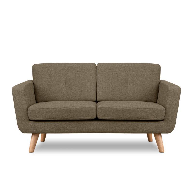 KONSIMO® 2-SITZER-SOFA Dunkelbraun
