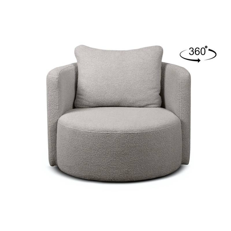 KONSIMO® DREHSESSEL Hellgrau