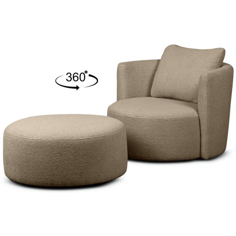 KONSIMO® DREHSESSEL-SET Braun
