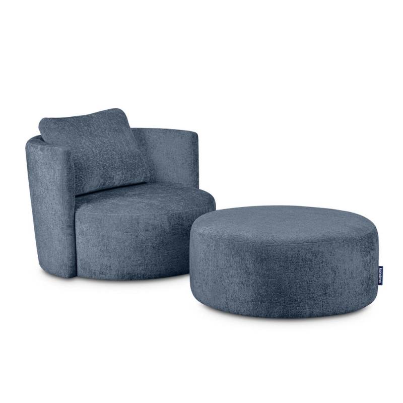 KONSIMO® DREHSESSEL-SET Dunkelblau