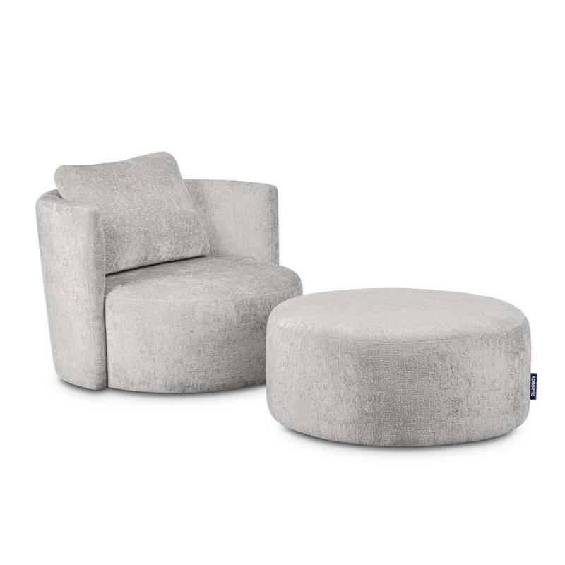 KONSIMO® DREHSESSEL-SET Hellgrau