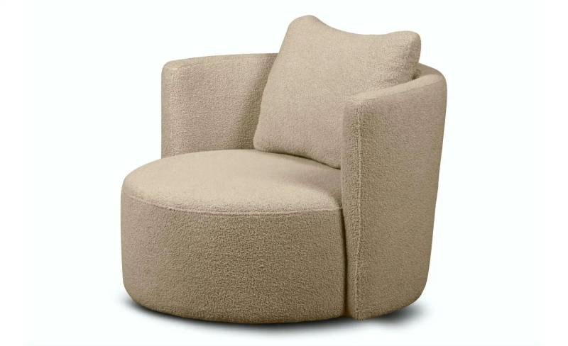 KONSIMO Drehsessel  Raggi ¦ beige ¦ Maße (cm): B: 92 H: 75 Polstermöbel > Sessel > Drehsessel - Möbel Kraft