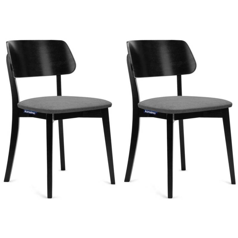 KONSIMO® ESSZIMMERSTÜHLE Grau, Schwarz