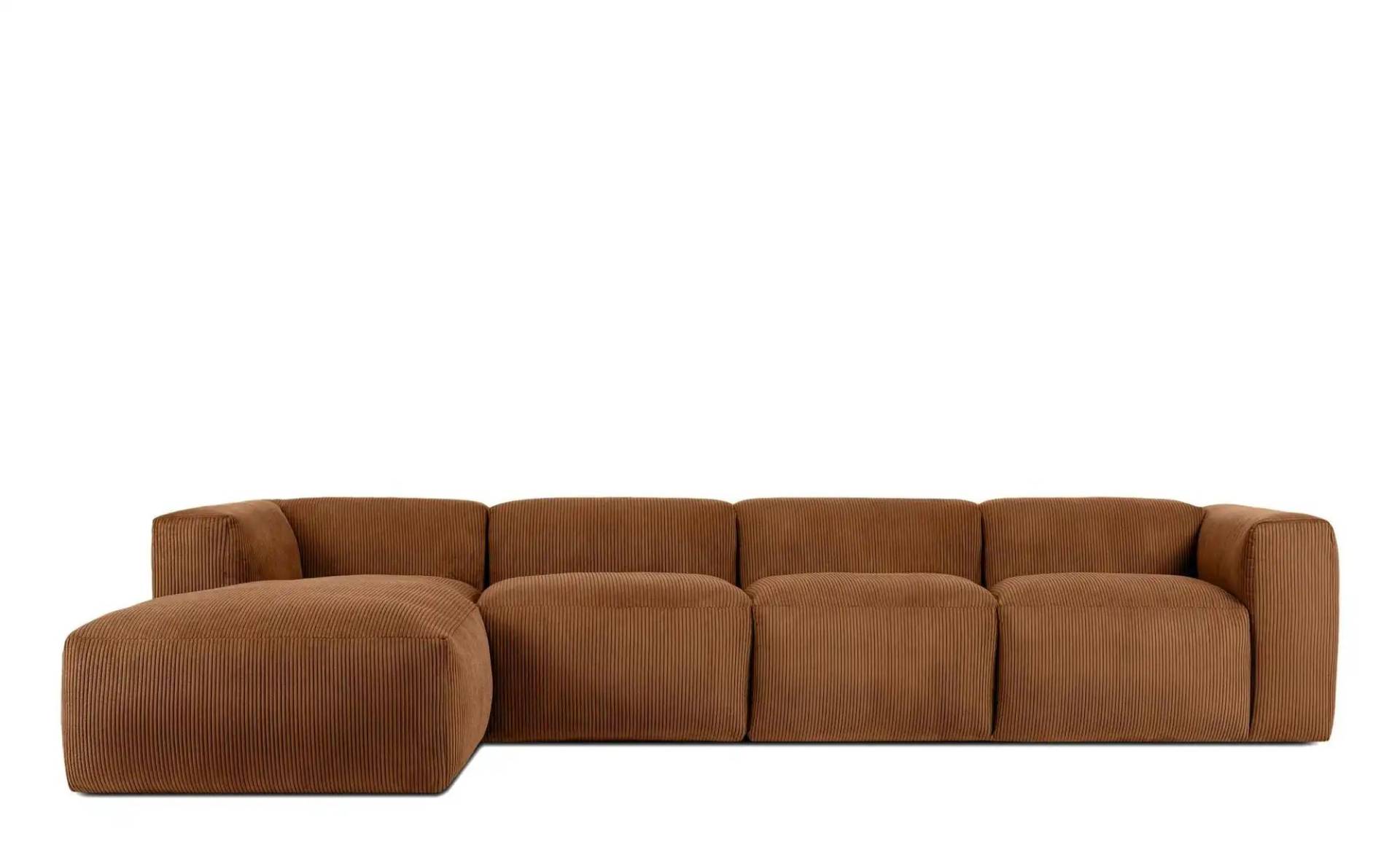 KONSIMO Ecksofa  Buffo ¦ orange ¦ Maße (cm): B: 365 H: 73 Polstermöbel > Sofas > Ecksofas - Möbel Kraft