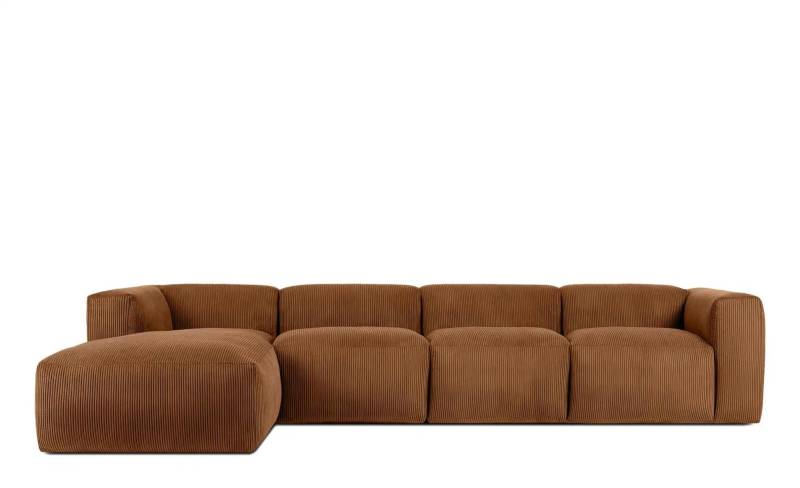 KONSIMO Ecksofa  Buffo ¦ orange ¦ Maße (cm): B: 365 H: 73 Polstermöbel > Sofas > Ecksofas - Möbel Kraft
