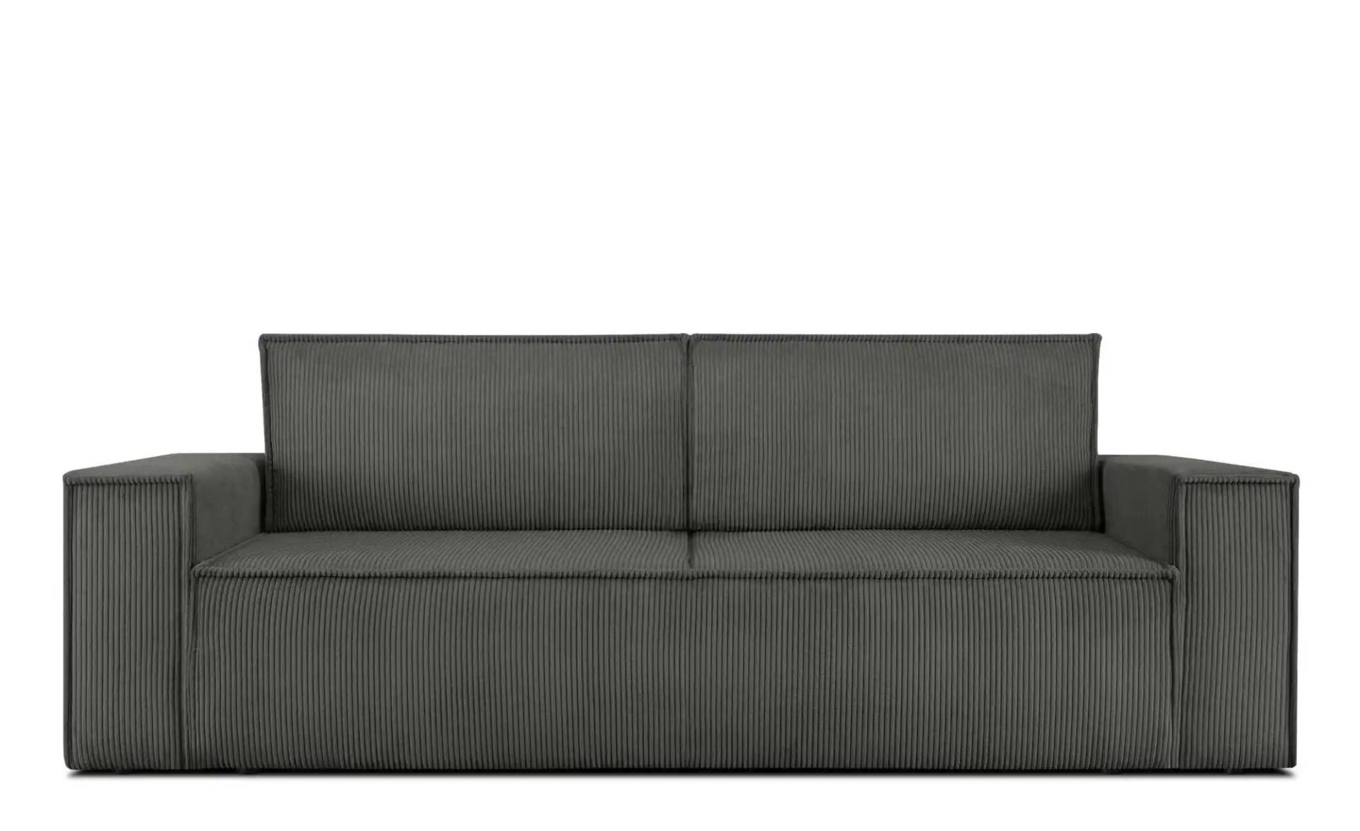 KONSIMO Einzelsofa  Napi ¦ grau ¦ Maße (cm): B: 244 H: 89 Polstermöbel > Sofas > 3-Sitzer - Möbel Kraft