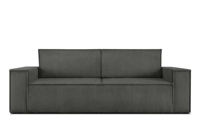 KONSIMO Einzelsofa  Napi ¦ grau ¦ Maße (cm): B: 244 H: 89 Polstermöbel > Sofas > 3-Sitzer - Möbel Kraft