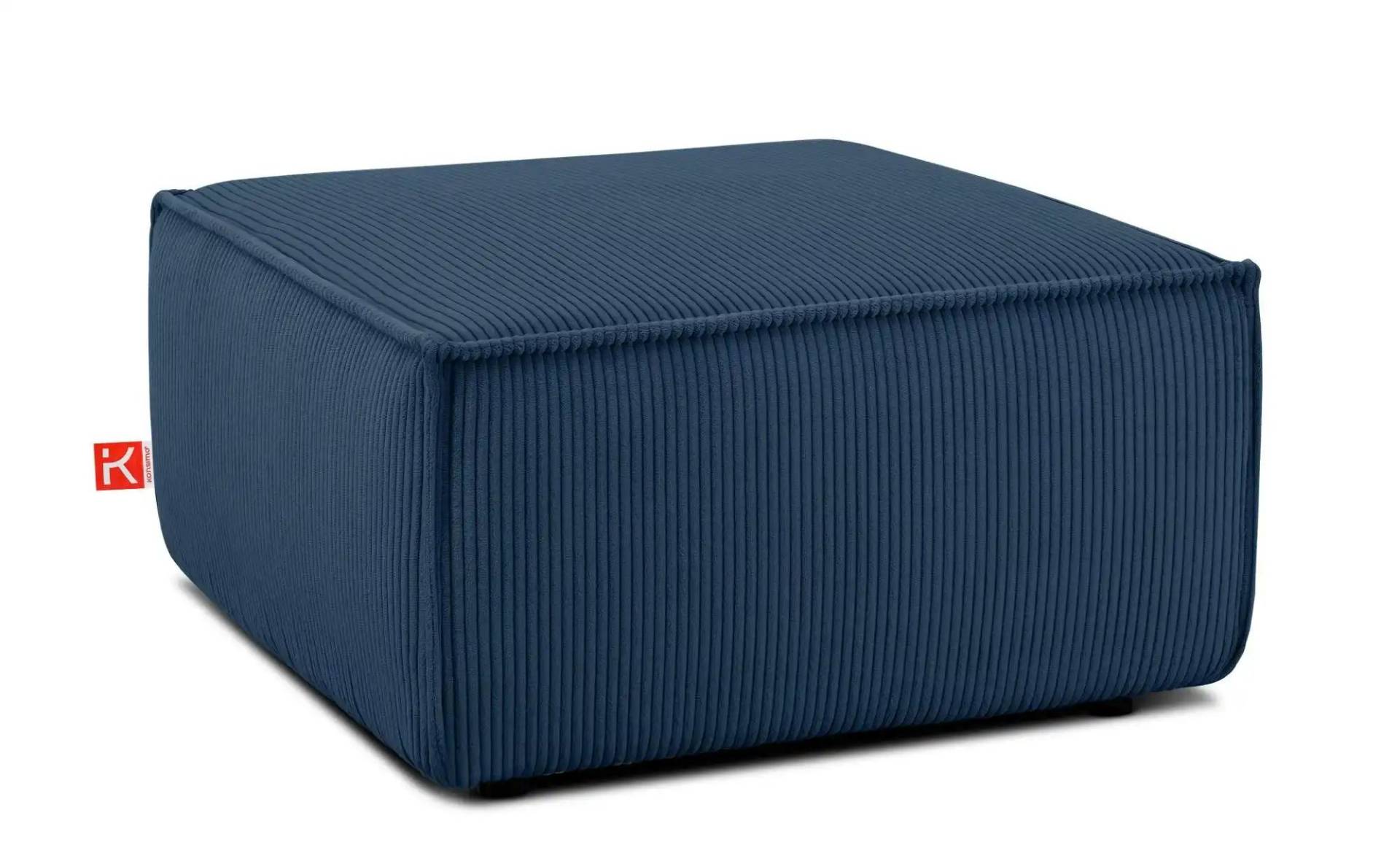 KONSIMO Hocker  Napi ¦ blau ¦ Maße (cm): B: 83 H: 45 Polstermöbel > Hocker - Möbel Kraft