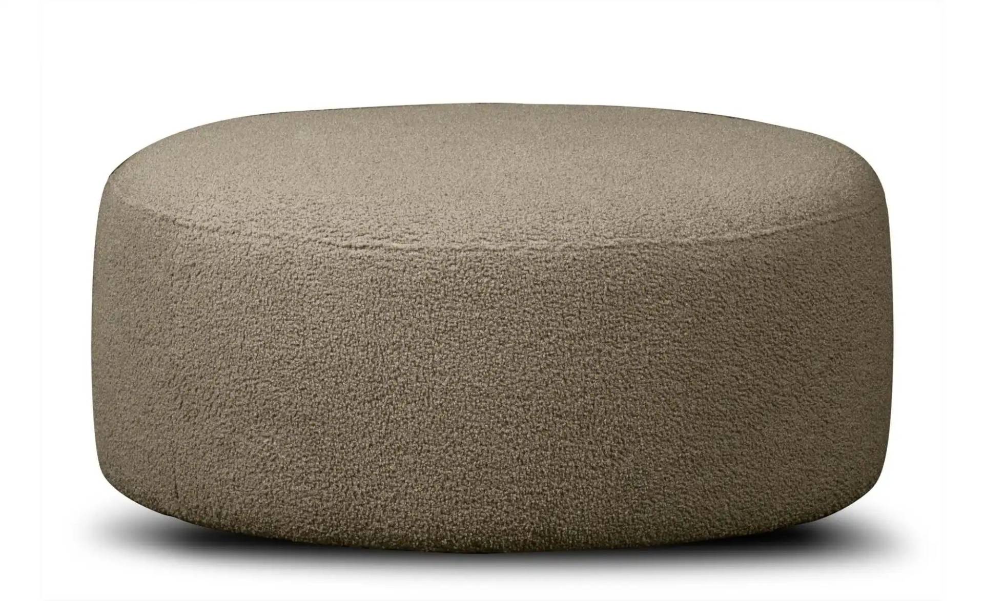 KONSIMO Hocker  Raggi ¦ braun ¦ Maße (cm): B: 80 H: 36  Ø: 80.0 Polstermöbel > Hocker - Möbel Kraft