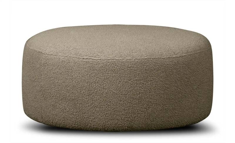 KONSIMO Hocker  Raggi ¦ braun ¦ Maße (cm): B: 80 H: 36  Ø: 80.0 Polstermöbel > Hocker - Möbel Kraft
