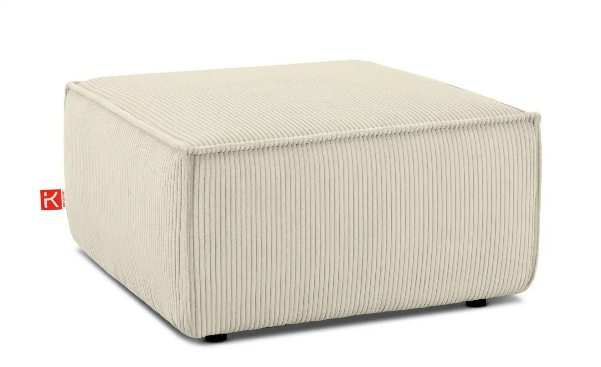 KONSIMO Hocker  Napi ¦ creme ¦ Maße (cm): B: 83 H: 45 Polstermöbel > Hocker - Möbel Kraft