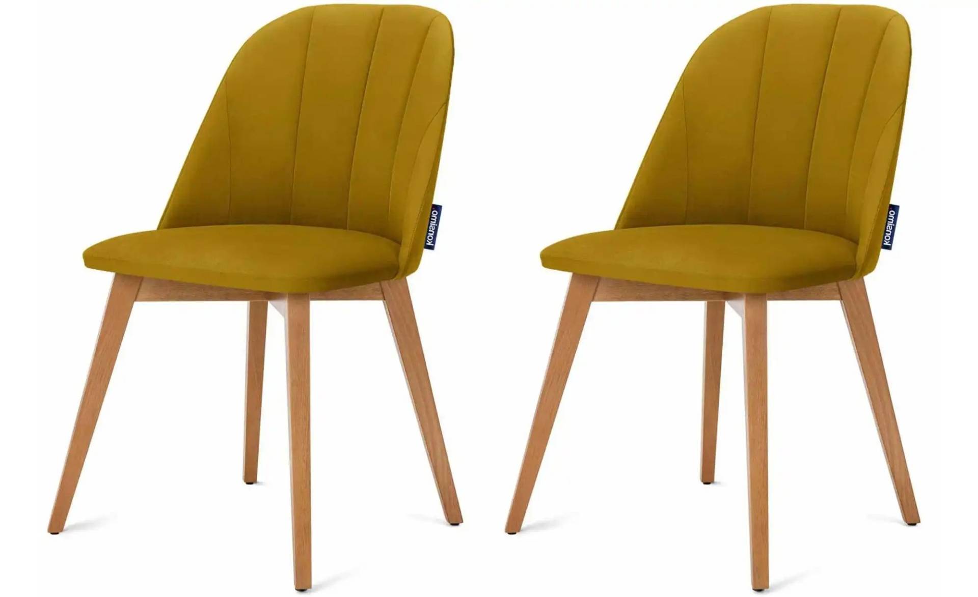 KONSIMO Polsterstuhl 2er-Set   ¦ gelb ¦ Maße (cm): B: 48 H: 86 Stühle > Polsterstühle - Höffner