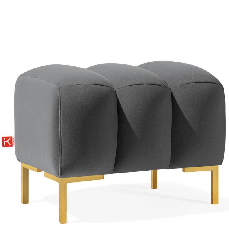 KONSIMO® SITZHOCKER Dunkelgrau