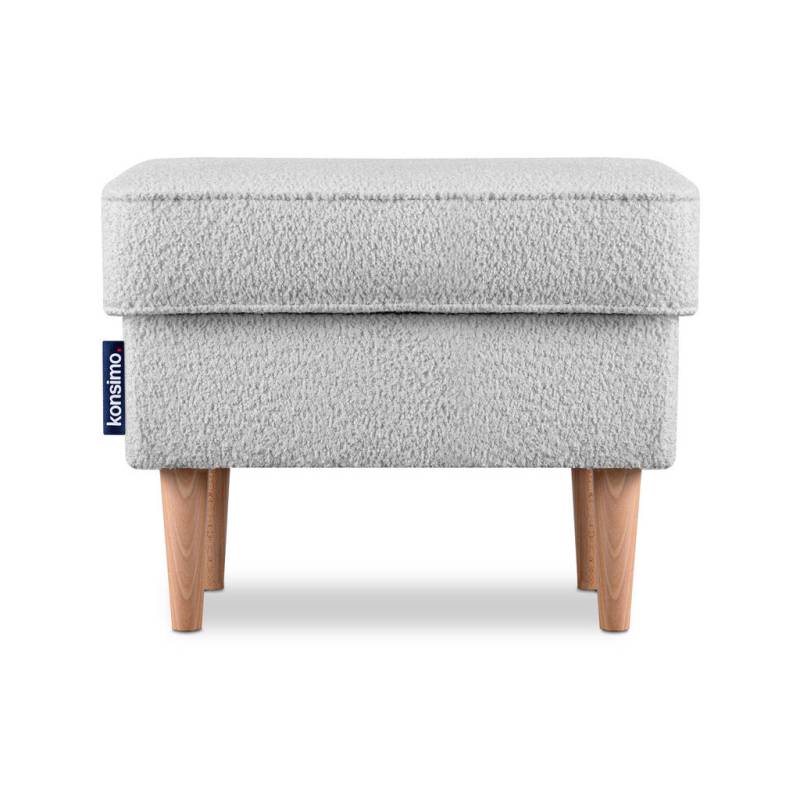 KONSIMO® SITZHOCKER Hellgrau