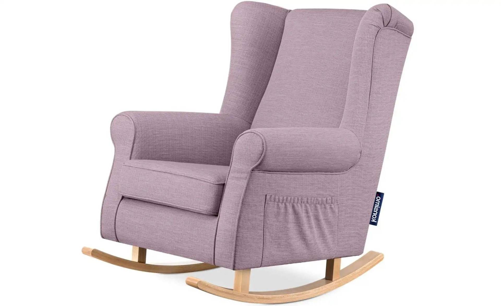 KONSIMO Schaukelsessel  Tules ¦ rosa/pink ¦ Maße (cm): B: 80 H: 110 Polstermöbel > Sessel > Polstersessel - Möbel Kraft