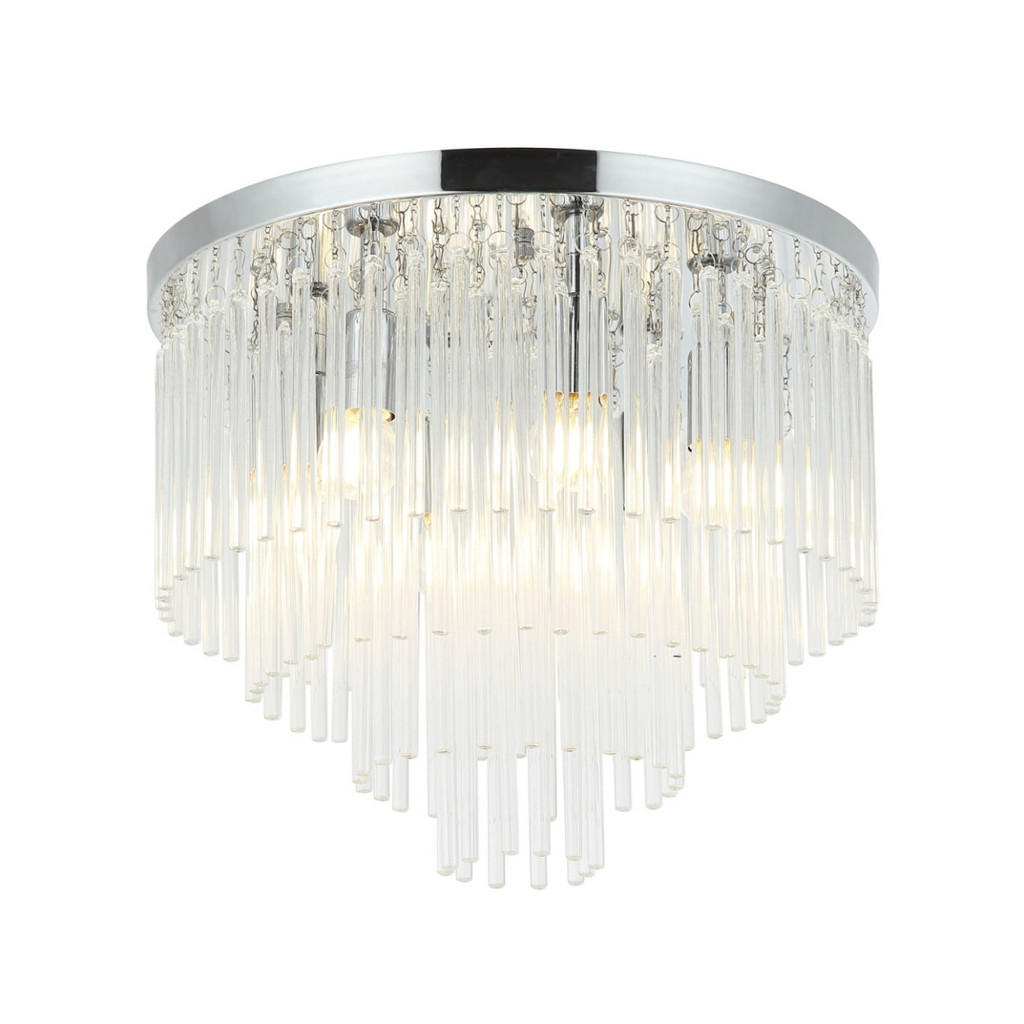 Kosilum Deckenleuchte, Transparent, Glas, 42x39.5x39 cm, Lampen & Leuchten, Innenbeleuchtung, Deckenleuchten Kosilum Deckenleuchte, Transparent, Glas, 42x39.5x39 cm, Lampen & Leuchten, Innenbeleuchtung, Deckenleuchten von KOSILUM