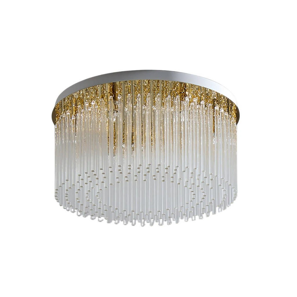 Kosilum Deckenleuchte, Transparent, Glas, 42x20.5x20 cm, Lampen & Leuchten, Innenbeleuchtung, Deckenleuchten Kosilum Deckenleuchte, Transparent, Glas, 42x20.5x20 cm, Lampen & Leuchten, Innenbeleuchtung, Deckenleuchten von KOSILUM