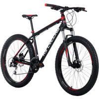 KS-Cycling Mountainbike Hardtail Xceed 27,5 Zoll Rahmenhöhe 50 cm 24 Gänge schwarz schwarz ca. 27,5 Zoll von Ks-cycling