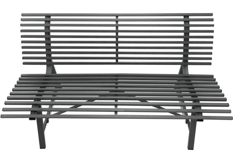 KYNAST Aluminium Gartenbank Lakeside 150 x 70 x 81 cm anthrazit Metall Bank