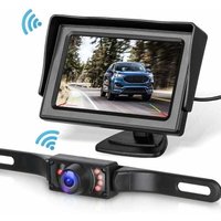 Kabelgebundenes Rückfahrkamera-Set – 4,3-Zoll-Monitor – Infrarot-Nachtsicht – Wasserdicht nach IP68 – Einfache Installation mit Anleitung von VHV