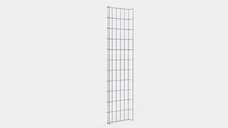 Kabelkanal Höhe 110 cm, Tiefe 5 cm, Maschenweite 5 x 10 cm
