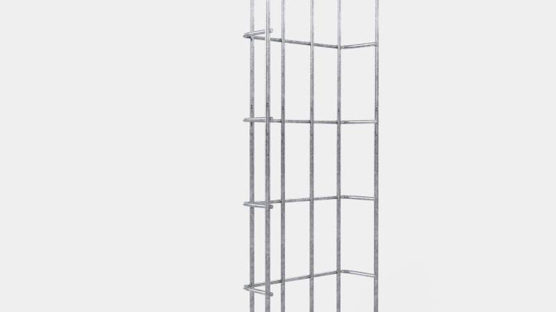 Kabelkanal Höhe 110 cm, Tiefe 5 cm, Maschenweite 5 x 10 cm