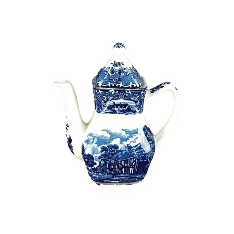 Kaffeekanne 0,4 L Grindley English Country Inns Blau gebraucht - gut