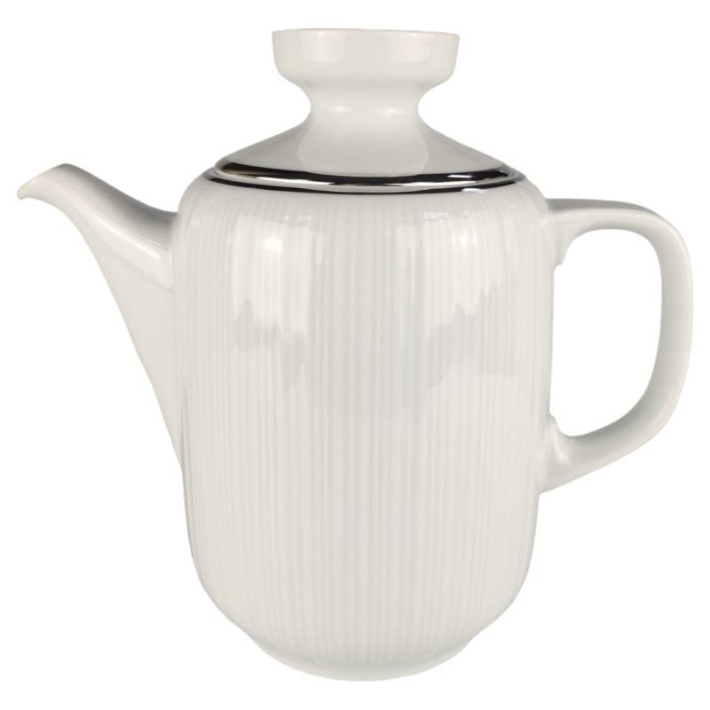 Kaffeekanne 1,3 L Hutschenreuther Relief Platinrand