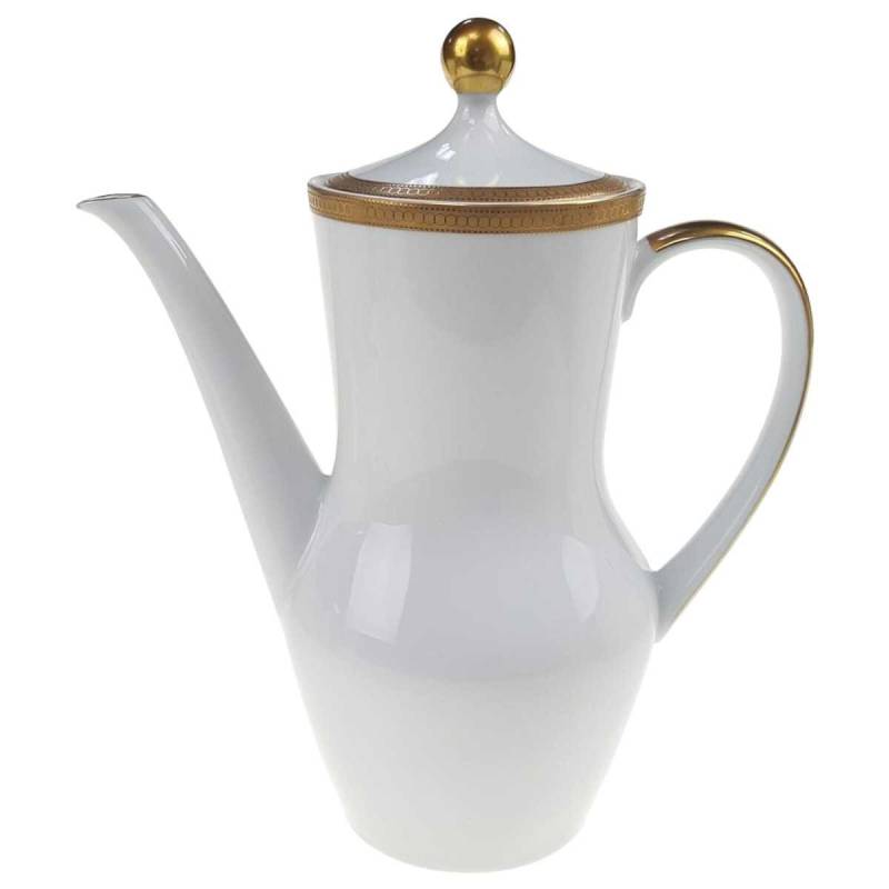 Kaffeekanne 1,5 L Winterling Kirchenlamitz Goldene Bordüre 8 mm gebraucht - sehr gut