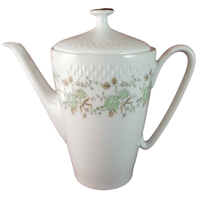 Kaffeekanne Kanne Goldrand 1,3 L Edelstein Bavaria Blumendekor 24179 gebraucht - gut