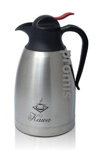 Kaffeekanne Isolierkanne Thermokanne Edelstahl 2 Liter Kanne Kaffee Kawa Neuware von PROMIS