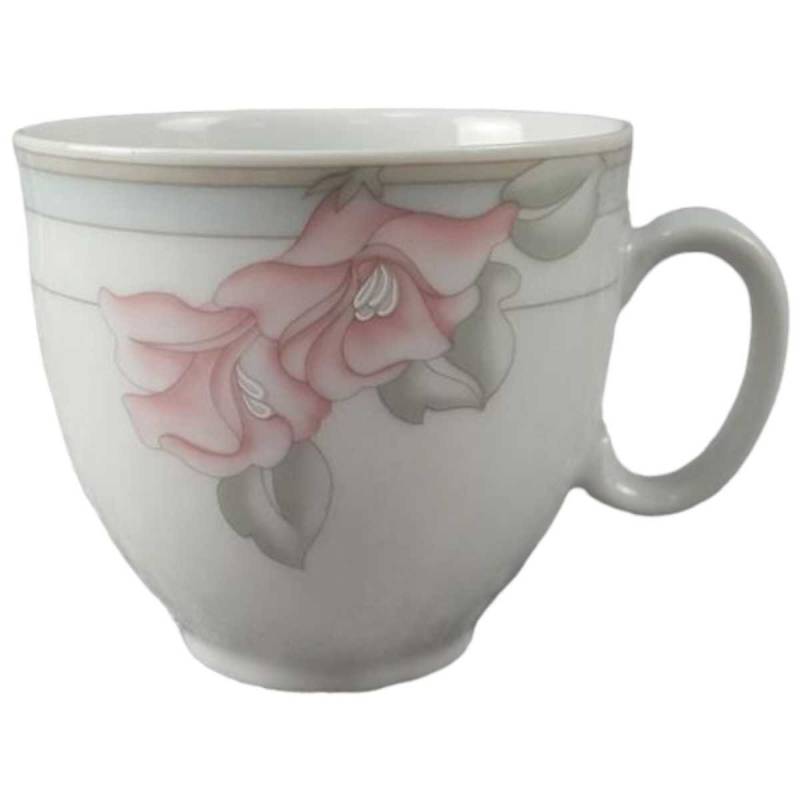 Kaffeetasse Tasse Eschenbach Valencia 1495 rosa Blumen gebraucht - sehr gut